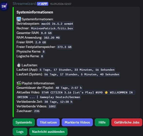 StreamWizard Demo-Bild 4